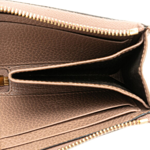 GUCCI Beige Leather GG Marmont Wallet - Picture 4 of 8